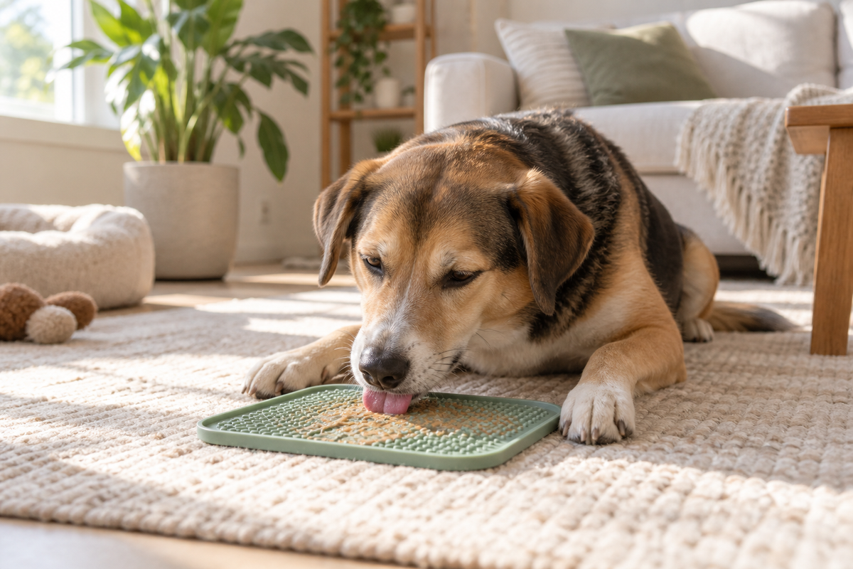 How to Choose a Lick Mat for an Anxious Dog