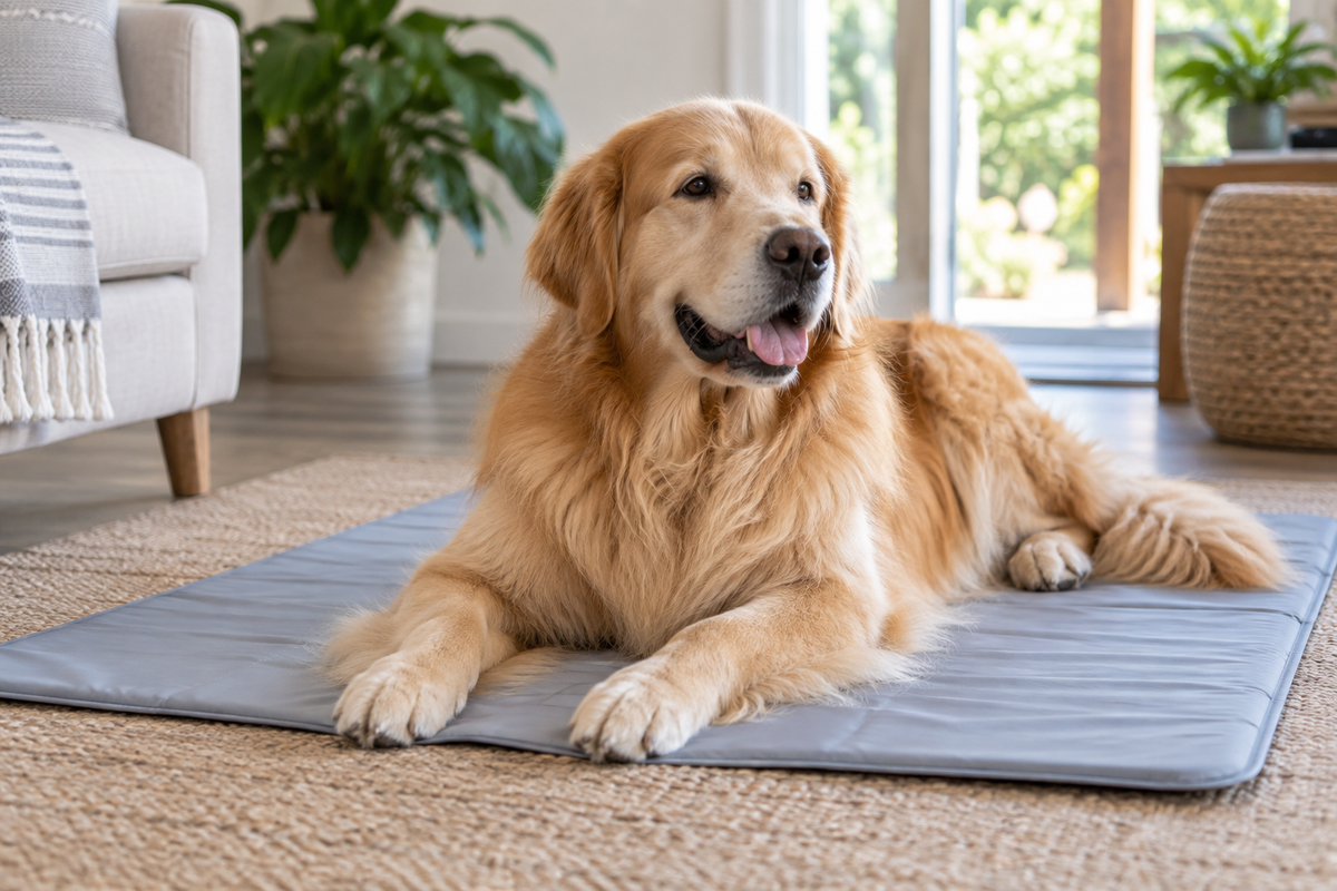 Best Cooling Mats for Thick-Coated Dogs