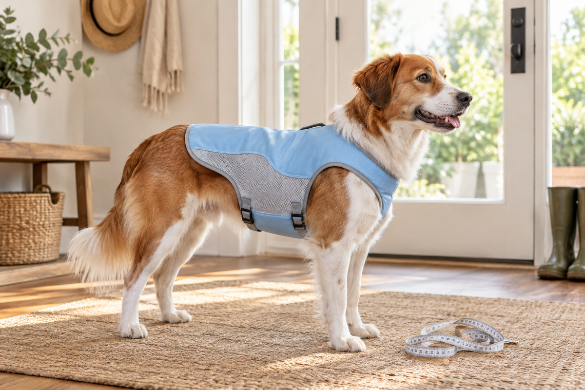 How to Measure Your Dog for a Cooling Vest