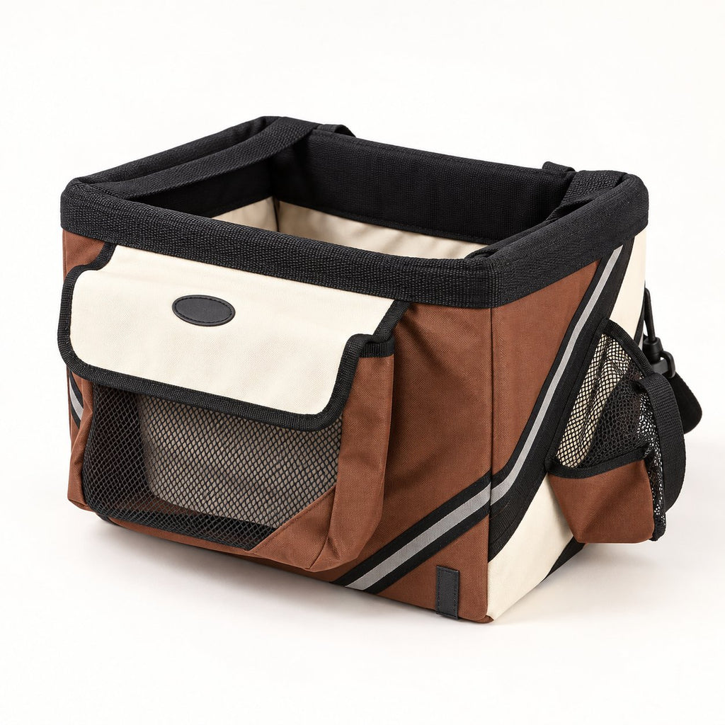 Coffee basket carrier, shown off the bicycle