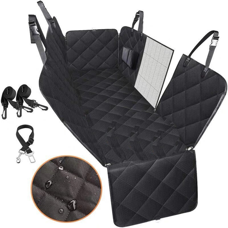 Black Belt Mesh cover with its pictured accessories