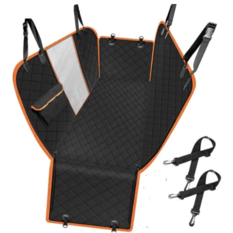 Orange Belt Mesh cover with its pictured accessories